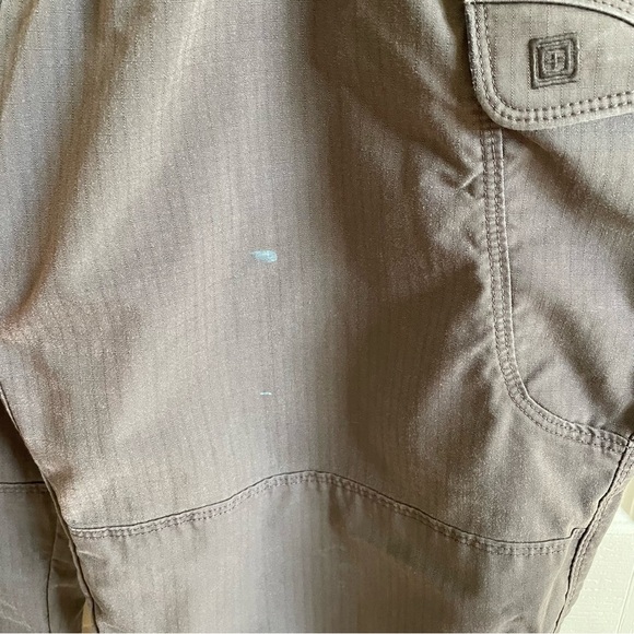 5.11 Tactical Stryke Pants Men's 40x30 Gray Flex-Tac Ripstop Cargo Straight Worn - Picture 5 of 16